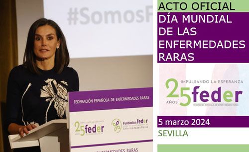 La reina preside el Acto Oficial del Día Mundial de las Enfermedades Raras