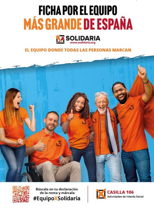 Póster de la Campaña X Solidaria 2024