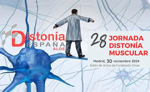 Banner de la 28 Jornada sobre Distonía 2024