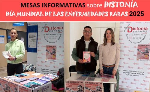 Mesas informativas de ALDE sobre Distonía