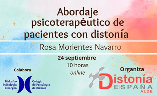 Webinario Abordaje Psicoterapéutico de pacientes con distonía