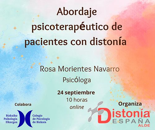 Webinario Abordaje Psicoterapéutico de pacientes con distonía