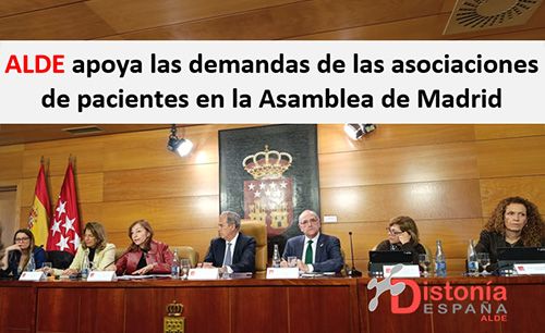 Demandas de las asociaciones de pacientes en la Asamblea de Madrid