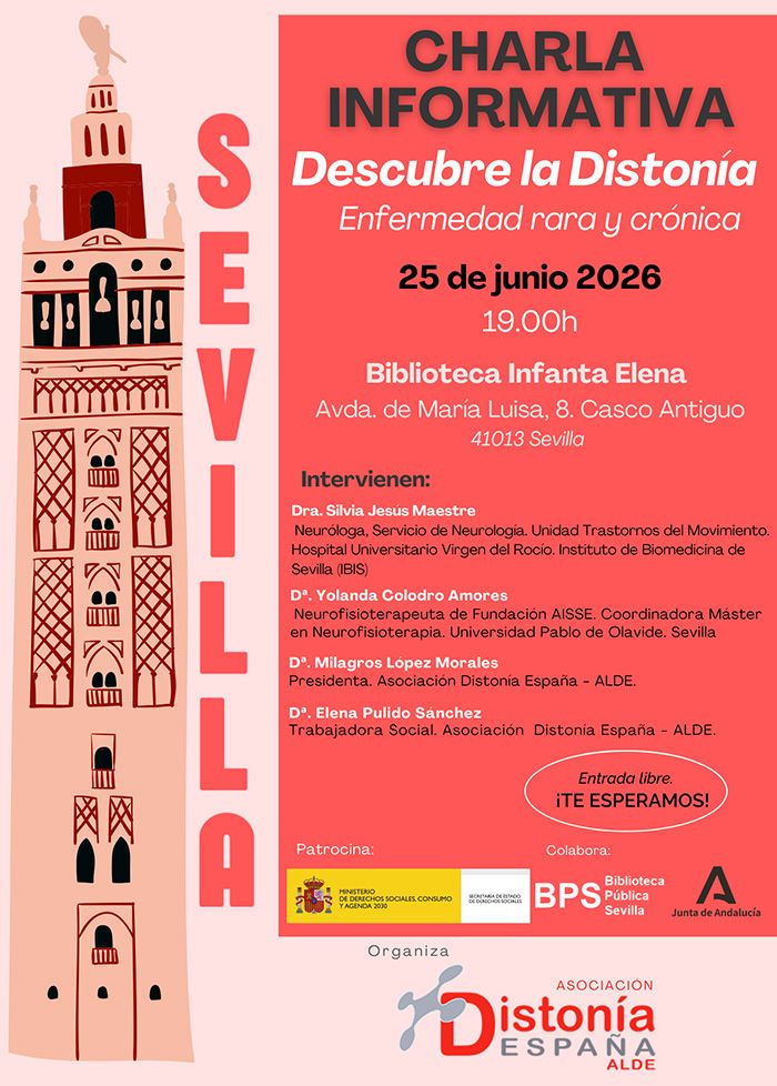 Charla informativa sobre Distonía en Sevilla