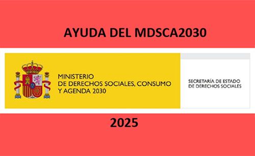 Ayuda del Ministerio de Derechos Sociales, Consumo y Agenda 2030