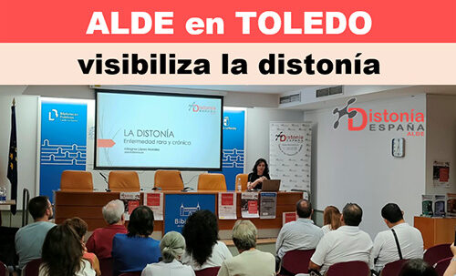 ALDE visibiliza la Distonía en Toledo